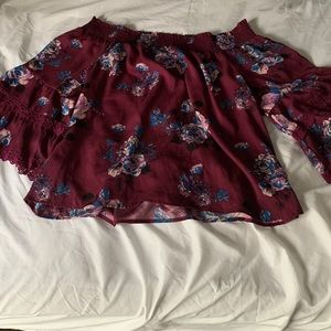 Floral blouse, worn once